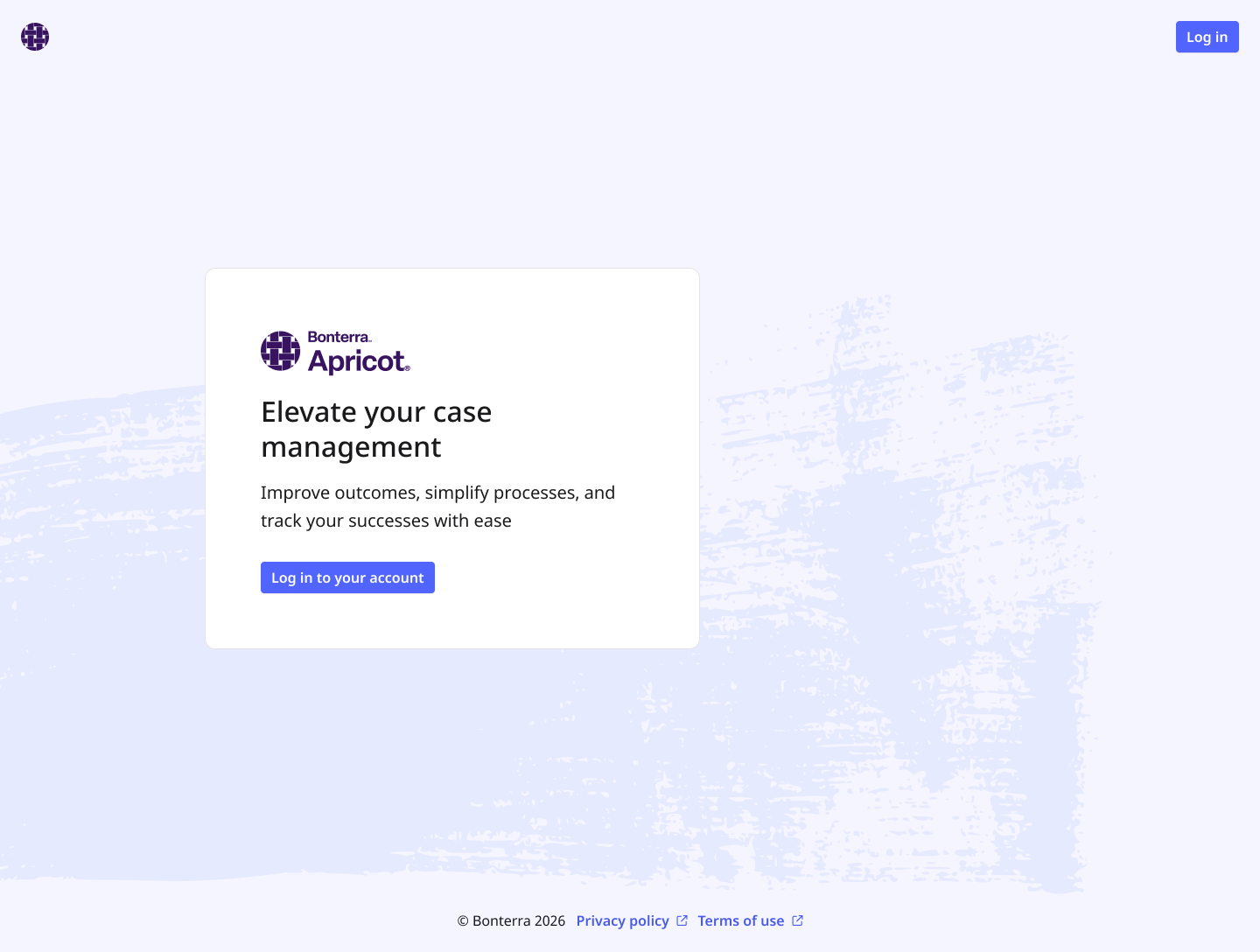 Bonterra Apricot login — elevate your case management